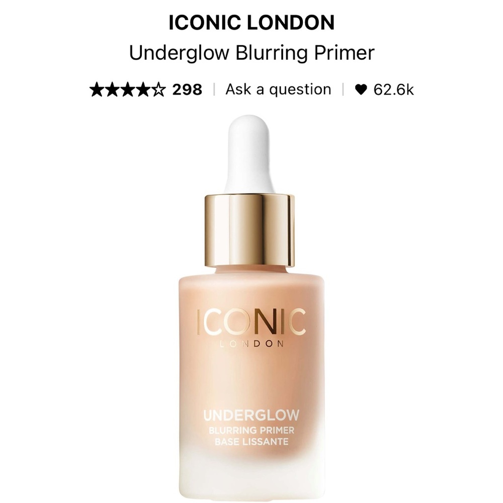 NIB iconic London underglow blurring primer